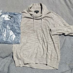 Two (2) EXPRESS Crossover Funnel Neck Sweaters